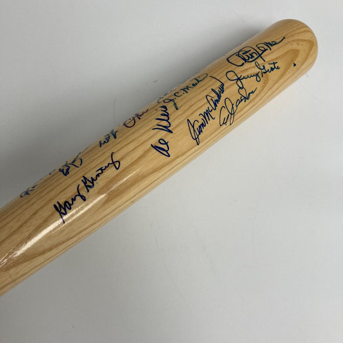 1969 New York Mets World Series Champs Team Signed Bat Nolan Ryan Tom Seaver JSA