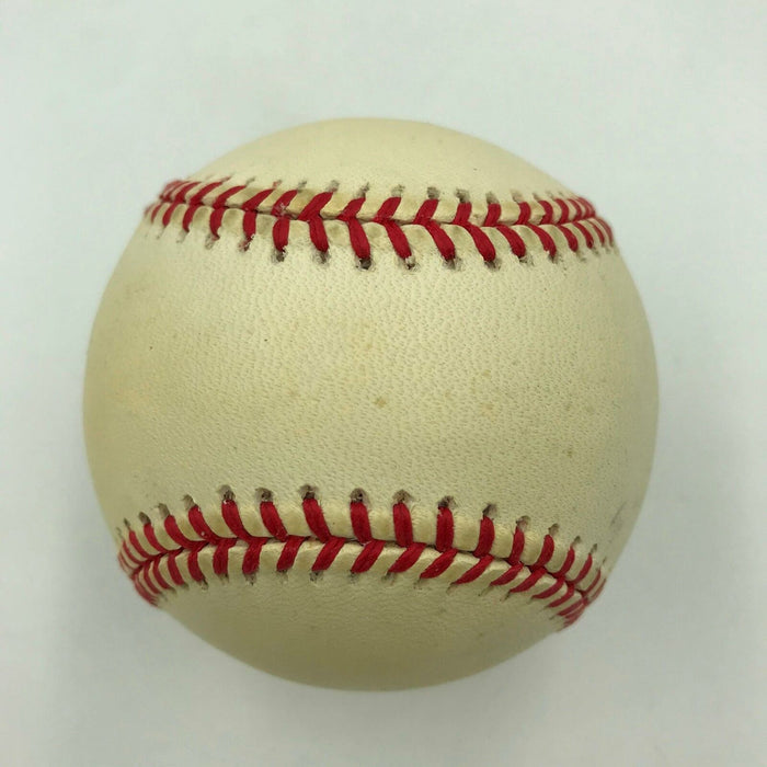 Troy Aikman 1990's Rookie Signed Official National League Baseball PSA DNA COA