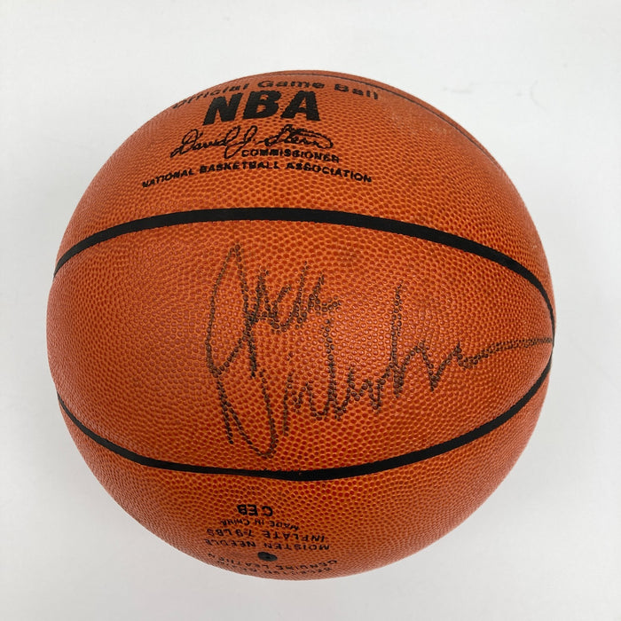 Jack Nicholson Signed Spalding Official NBA Game Basketball JSA COA