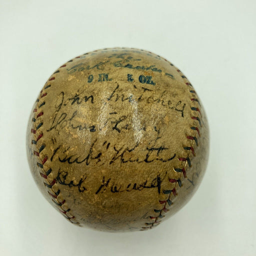 Babe Ruth 1922 New York Yankees AL Champs Team Signed Baseball JSA COA