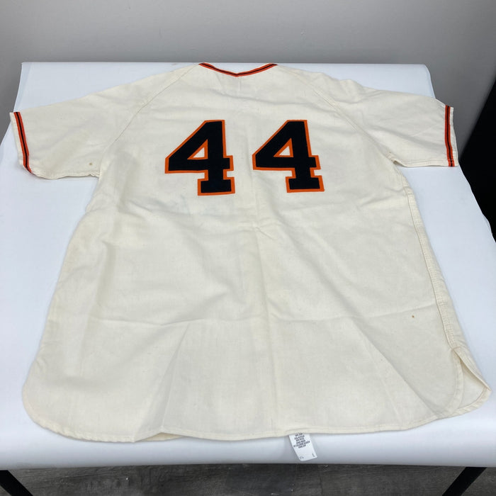 Willie McCovey Signed San Francisco Giants Mitchell & Ness Jersey Beckett