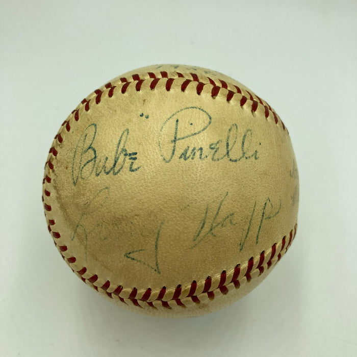 Historic 1956 World Series Don Larsen Perfect Game Signed Game Used Baseball JSA