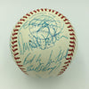 The Finest 1975 Milwaukee Brewers Team Signed AL Baseball Hank Aaron Yount PSA