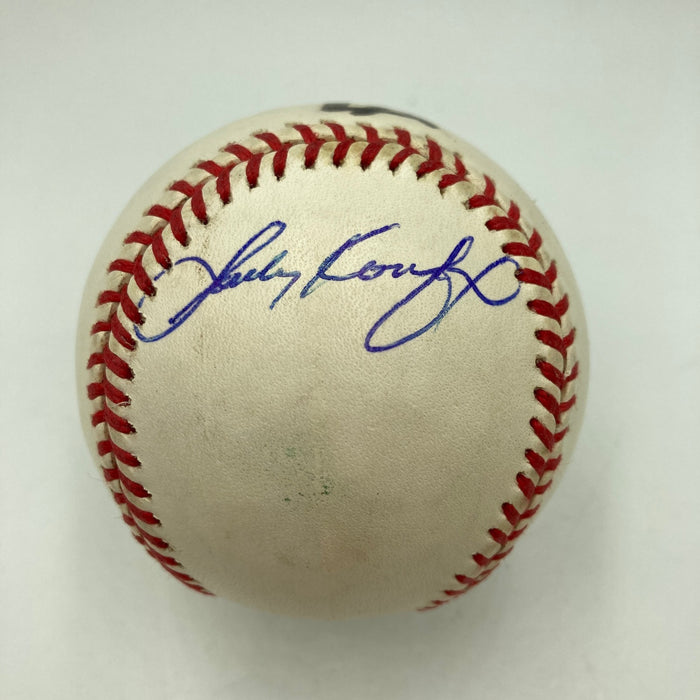 Sandy Koufax Signed Official National League Baseball JSA COA