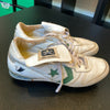 1980's Terry Steinbach Signed Game Used Baseball Cleats JSA COA 2 Sigs