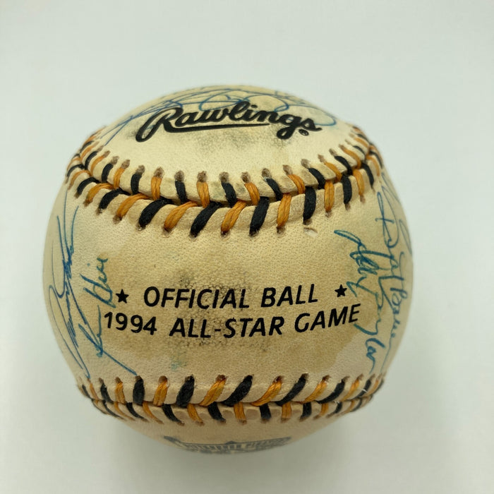1994 All Star Game National League Team Signed Baseball Barry Bonds PSA DNA COA
