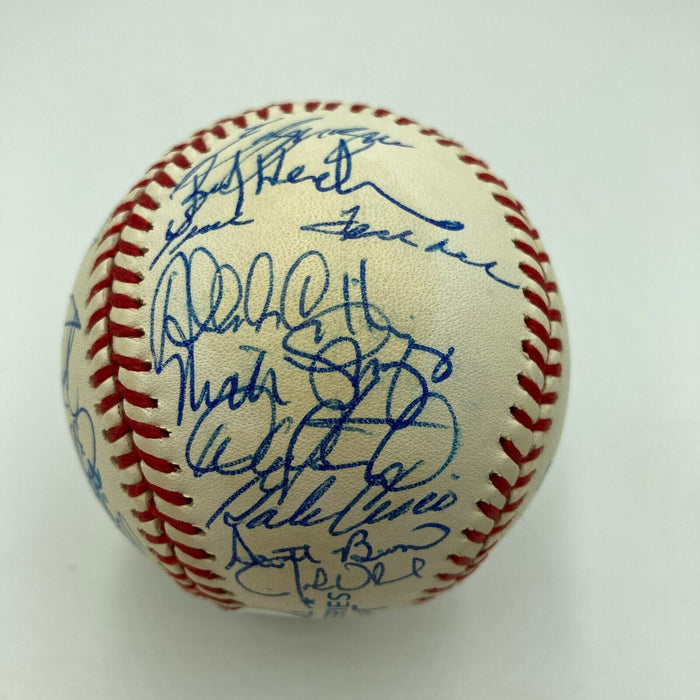 1993 Toronto Blue Jays World Series Champs Team Signed W.S. Baseball JSA COA