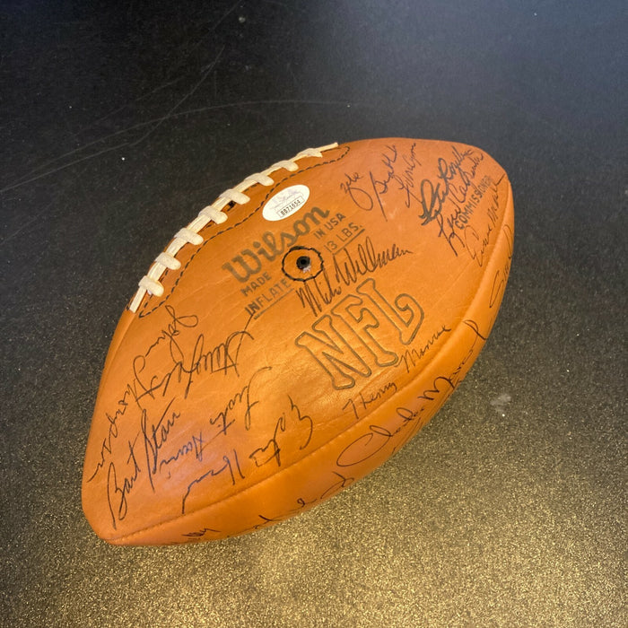 1979 Green Bay Packers Team Signed Wilson NFL Game Football Bart Starr JSA COA