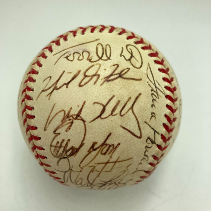 1998 Tampa Bay Rays Inaugural Season Team Signed American League Baseball