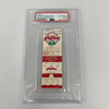 Terry Mulholland Signed No Hitter August 15, 1990 Original Phillies Ticket PSA