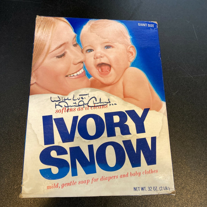 Marilyn Chambers "With Lust" Signed Vintage 1970's  Ivory Snow Box With JSA COA