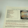 Beautiful 1965 Chicago Cubs Team Signed Baseball Ernie Banks Ron Santo JSA COA
