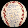 2001 New York Yankees AL Champs Team Signed Baseball 31 Sigs Derek Jeter PSA DNA