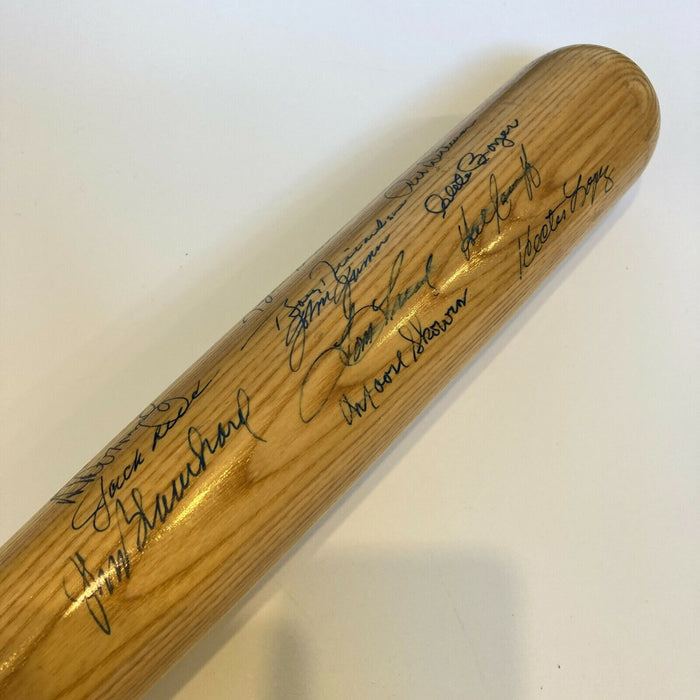 1961 New York Yankees World Series Champs Team Signed Baseball Bat PSA DNA