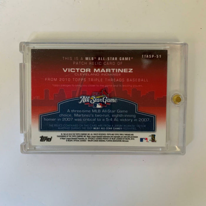2010 Topps Triple Threads Victor Martinez Jumbo Game Used All Star Game Patch /9