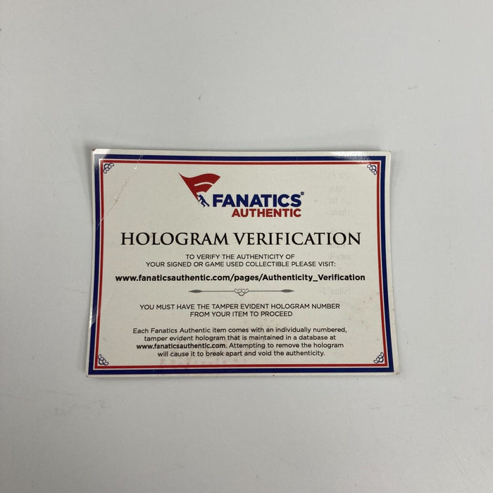 Len Dawson HOF 87 SB MVP Signed Heavily Inscribed STAT Football Fanatics COA