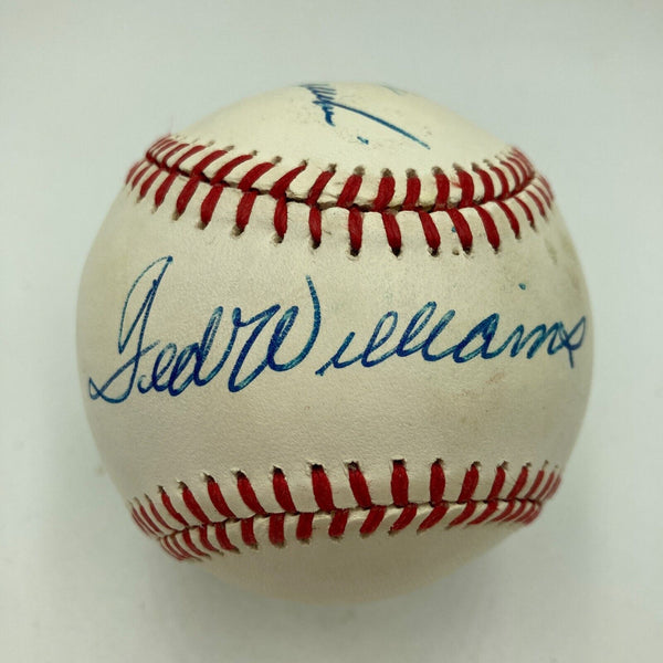 Ted Williams & Carl Yastrzemski Signed Vintage American League Baseball PSA DNA