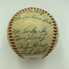 Beautiful 1958 Cubs Team Signed National League Baseball Ernie Banks JSA COA