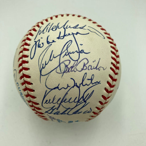 1994 All Star Game Team Signed Baseball Cal Ripken Jr. Kirby Puckett JSA COA