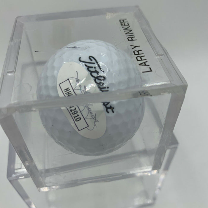 Larry Rinker  Signed Autographed Golf Ball PGA With JSA COA