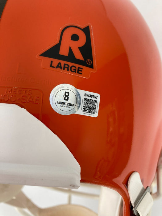 Leroy Kelly Signed Cleveland Browns Full Size Authentic Helmet Beckett Certified