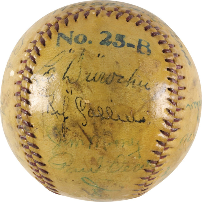 1934 St. Louis Cardinals World Series Champs Team Signed Baseball PSA DNA COA