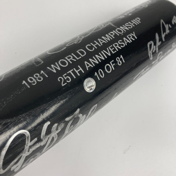 1981 Los Angeles Dodgers World Series Champs Team Signed Baseball Bat MLB Auth