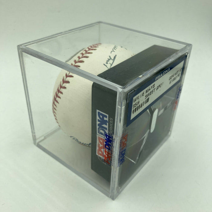 Rare Willie Mays PSA DNA Graded Gem Mint 10 Signed Major League Baseball