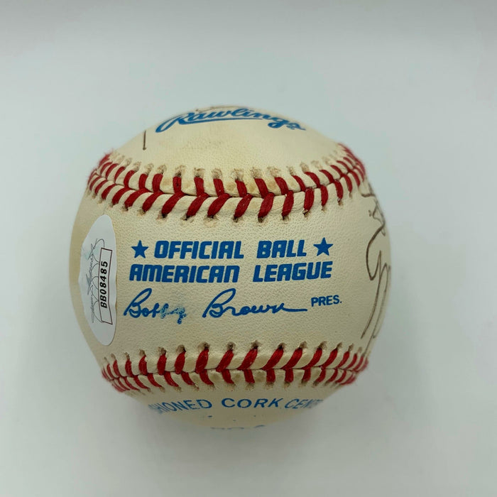 The Bee Gees Band Signed Baseball Entire Family With 7 Signatures JSA COA