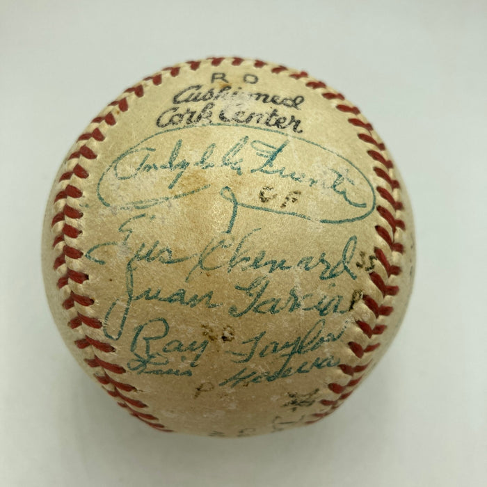 1953 Decatur Commodores Minor League Champions Team Signed Baseball JSA COA RARE