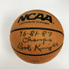 Bobby Knight 1976, 1981, 1987 NCAA Champs Signed Basketball JSA COA