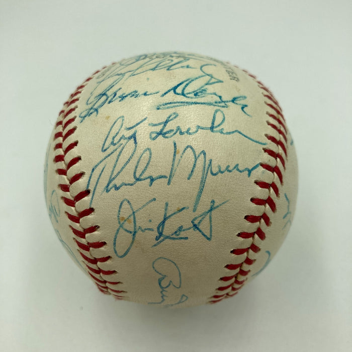 Beautiful Thurman Munson 1979 New York Yankees Team Signed Baseball PSA DNA RARE