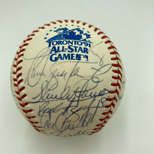 1991 All Star Game Team Signed Baseball Cal Ripken Jr. Kirby Puckett JSA COA