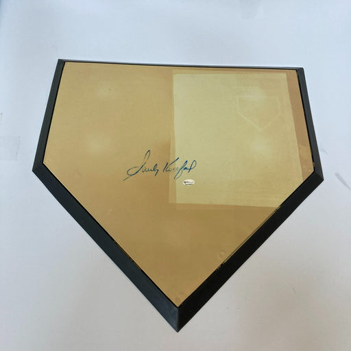 Sandy Koufax Signed Full Size Home Plate Base With COA