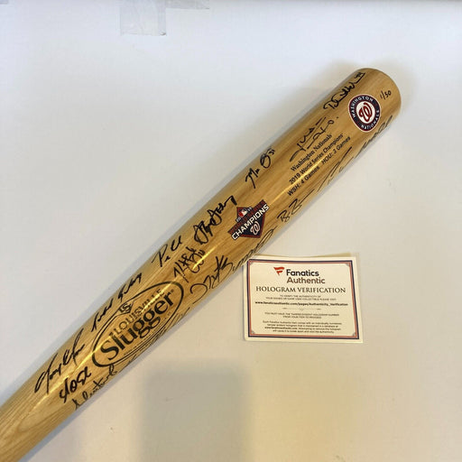 2019 Washington Nationals World Series Champs Team Signed Baseball Bat Fanatics