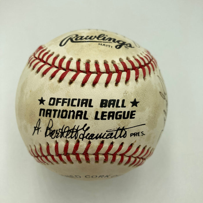 Sandy Koufax Nolan Ryan Tom Seaver Pitching Greats Multi Signed Baseball JSA COA