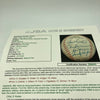 1959 Los Angeles Dodgers World Series Champs Team Signed Baseball JSA COA