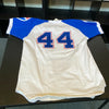 Beautiful Hank Aaron Signed 1974 Braves Authentic Jersey With STATS Steiner COA