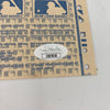 Jack Morris 1991 WS MVP Signed 1991 World Series Uncut Ticket Sheet JSA COA
