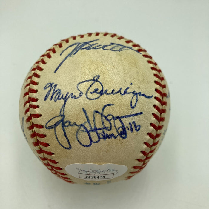 1991 Minnesota Twins World Series Champs Team Signed Baseball JSA COA