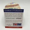 Mark Gubicza 9-28-1995 33rd Start Signed Game Used Baseball PSA DNA COA