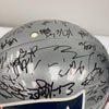 Tom Brady 2007 New England Patriots AFC Champs Team Signed Helmet 54 Sigs JSA