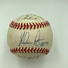 Nolan Ryan Signed Heavily Inscribed STAT American League Baseball JSA COA RARE