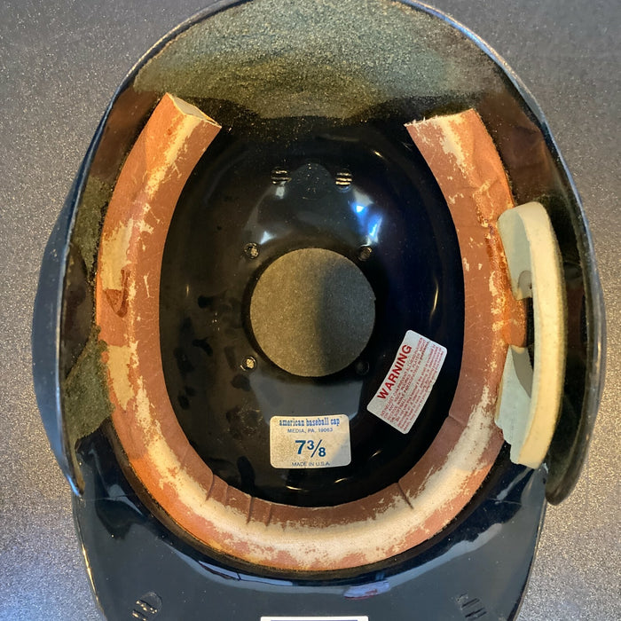 Reggie Jackson "HOF Mr. October" Signed Authentic Yankees Game Model Helmet JSA