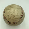 Jimmie Foxx Al Simmons Max Carey Frank Frisch 1930's HOF Signed Baseball PSA DNA