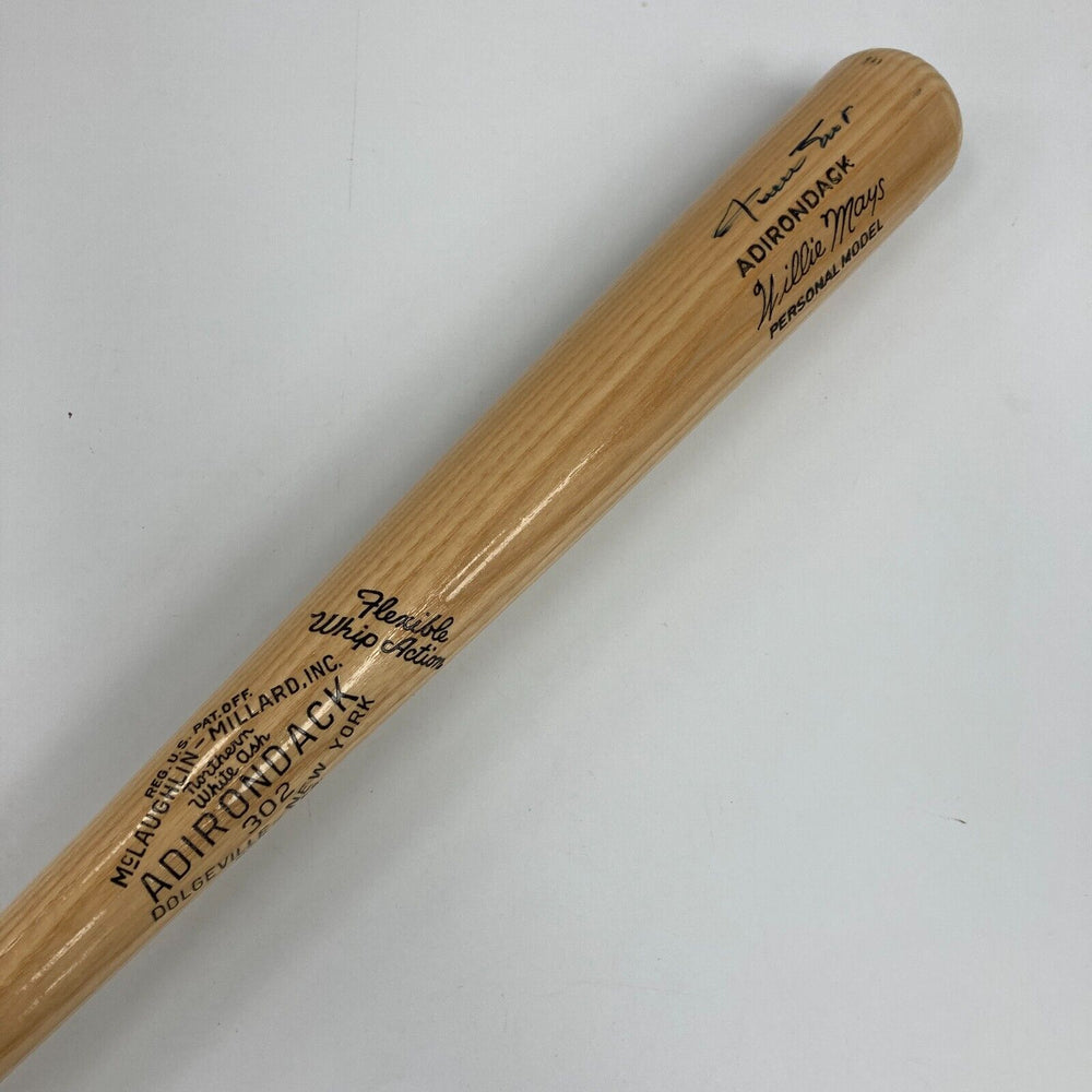 Willie Mays Signed Adirondack Game Model Baseball Bat With PSA DNA Sticker