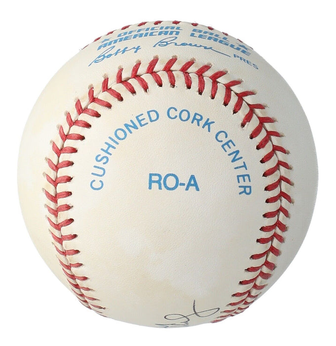Roy Halladay & Don Larsen Postseason Perfect Game Dual Signed Baseball JSA COA