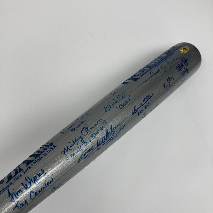 1977 New York Yankees World Series Champs Team Signed Bat 22 Sigs JSA COA
