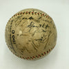 Babe Ruth & Lou Gehrig 1928 World Series New York Yankees Signed Baseball JSA
