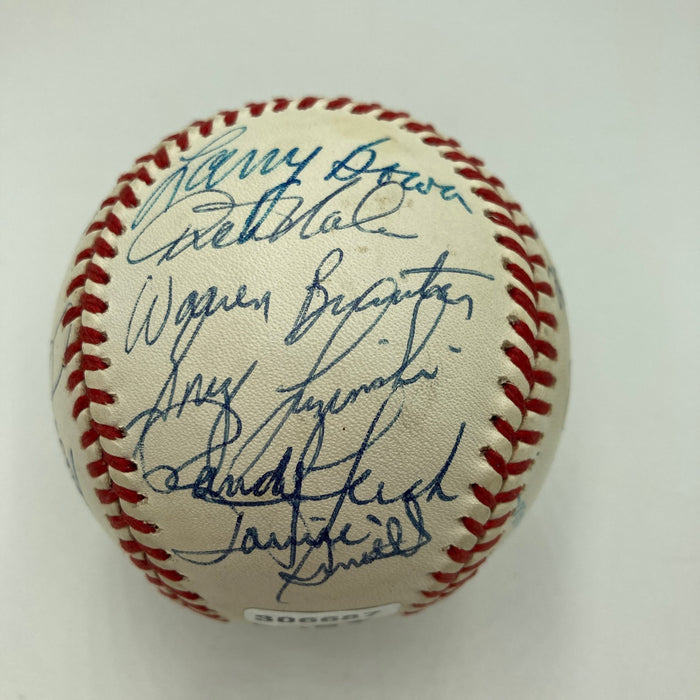1980 Philadelphia Phillies World Series Champs Team Signed Baseball JSA COA